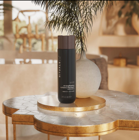 Зміцнювальний шампунь Rituals Homme Strengthening Caffeine Shampoo