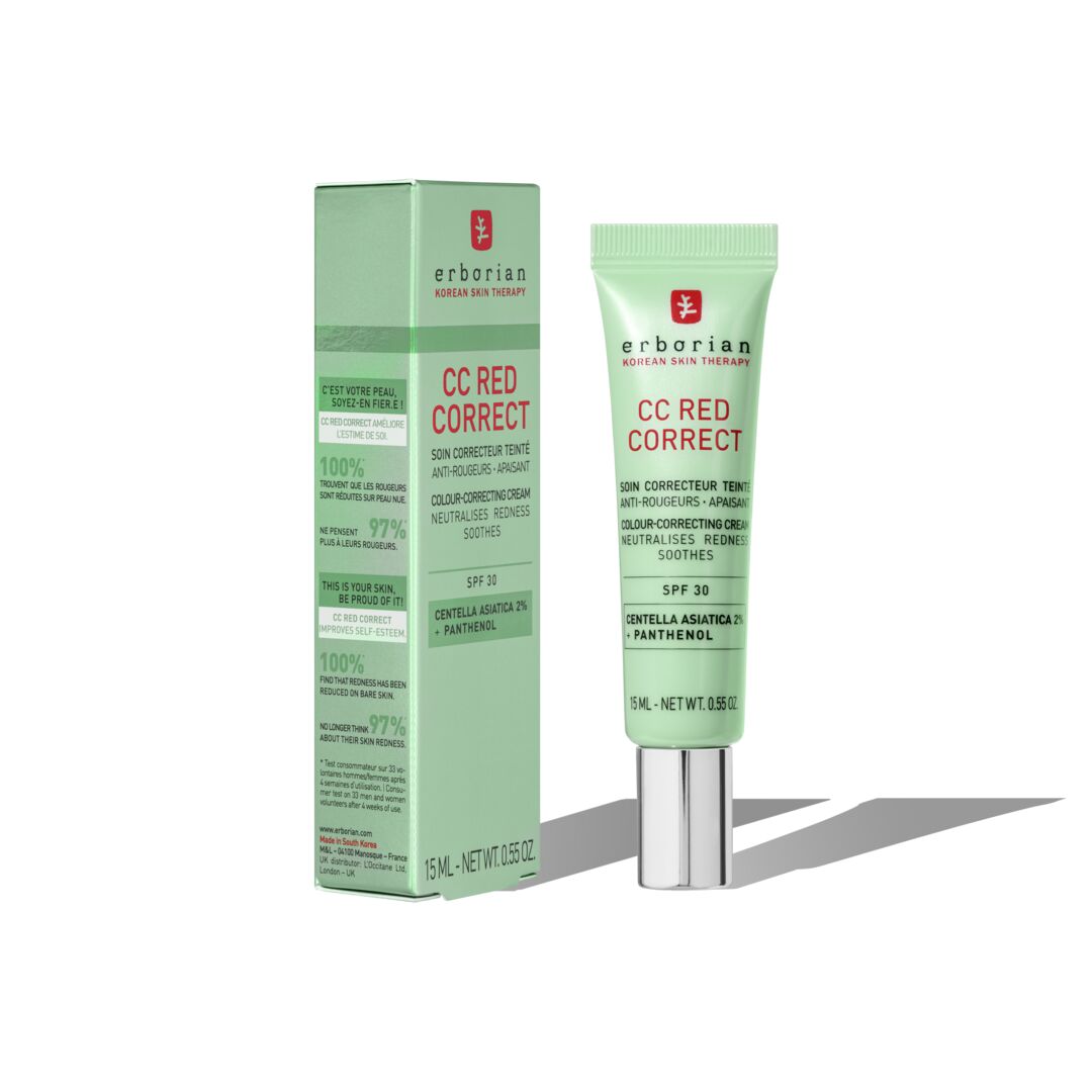 Корегуючий крем для обличчя Erborian СС Red Correct, 15 ml