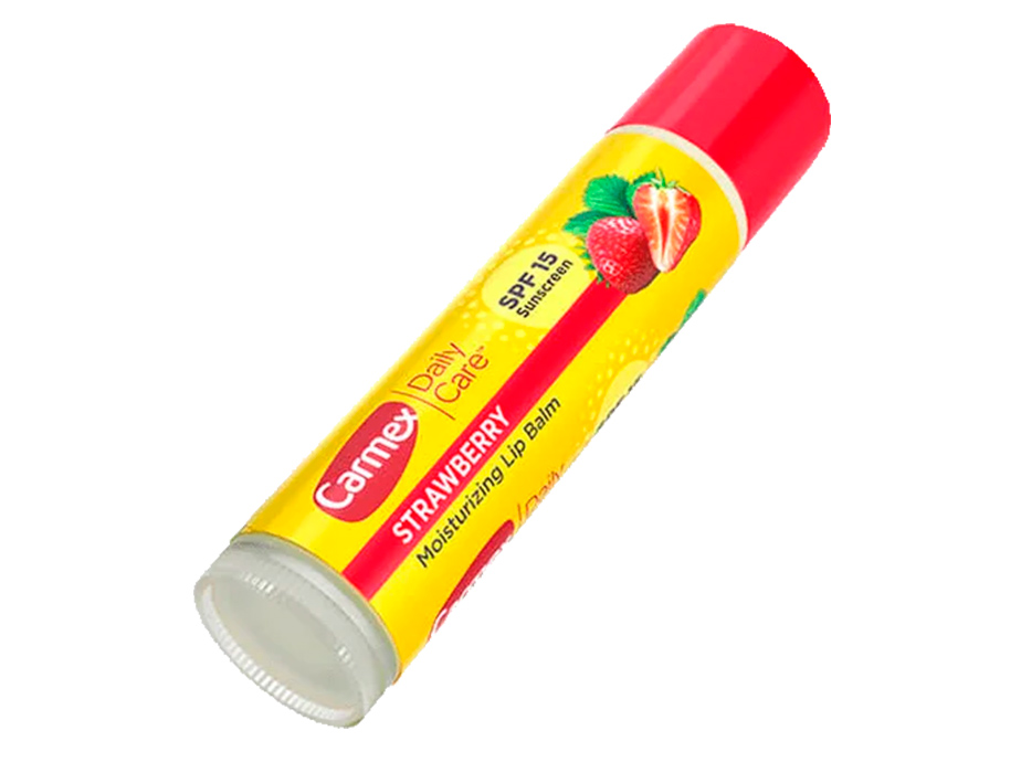Бальзам для губ стік Carmex Strawberry SPF 15 Lip Balm, 4.25 г