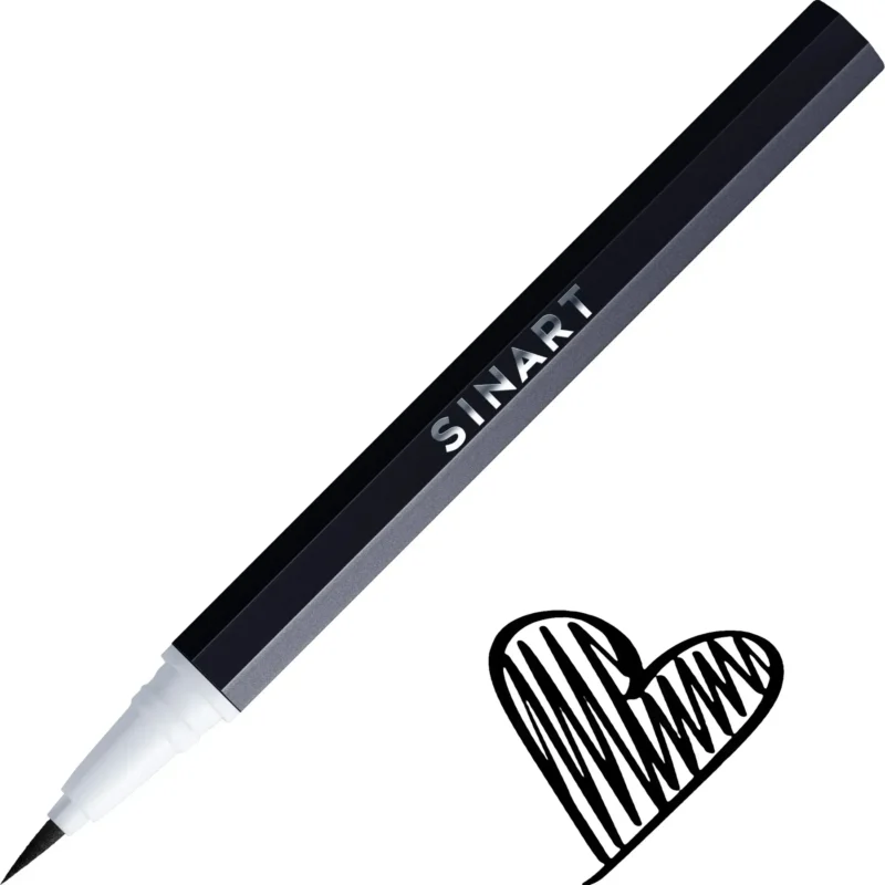 Водостійка підводка-фломастер для очей Sinart Fucking Awesome Waterproof 01 ( чорна )