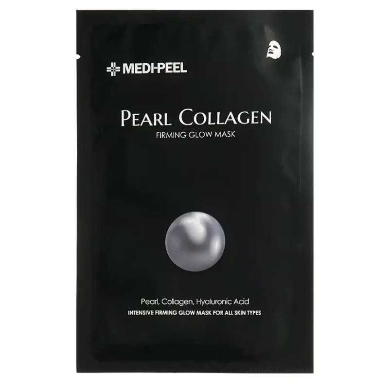 Омолоджуююча тканинна маска для обличчя з перлами та колагеном MEDI-PEEL Pearl Collagen Firming Glow Mask