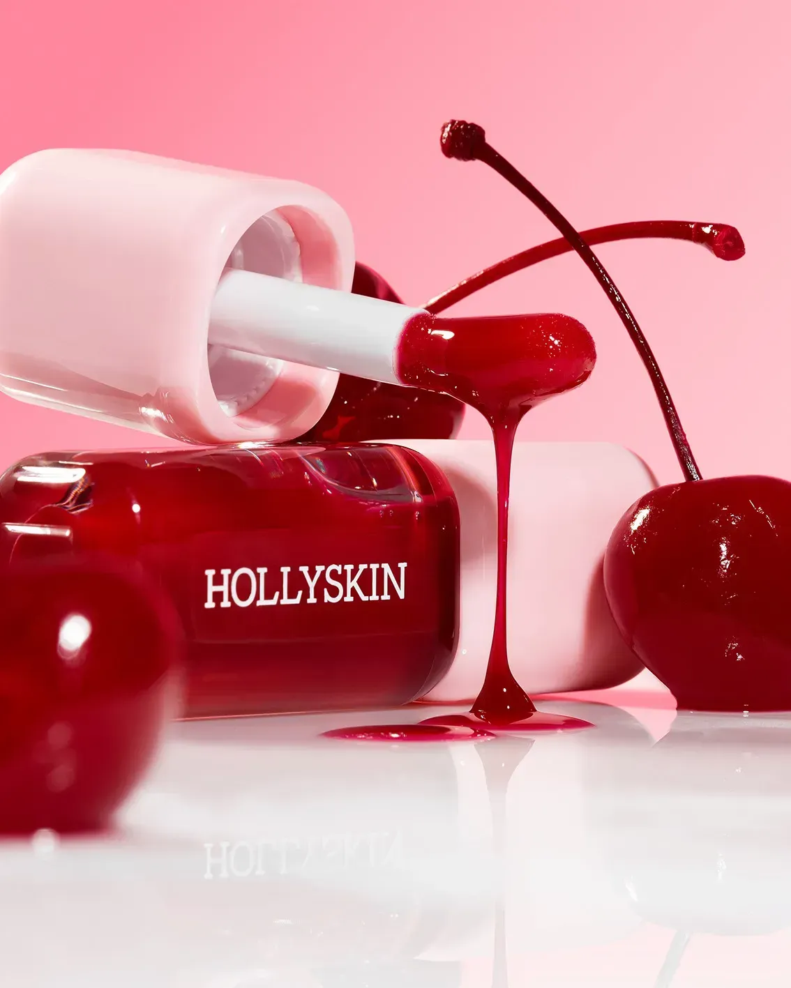Зволожувальна олія для губ HOLLYSKIN So Lips. Peptide Lip Oil 008. Cherry Toffee