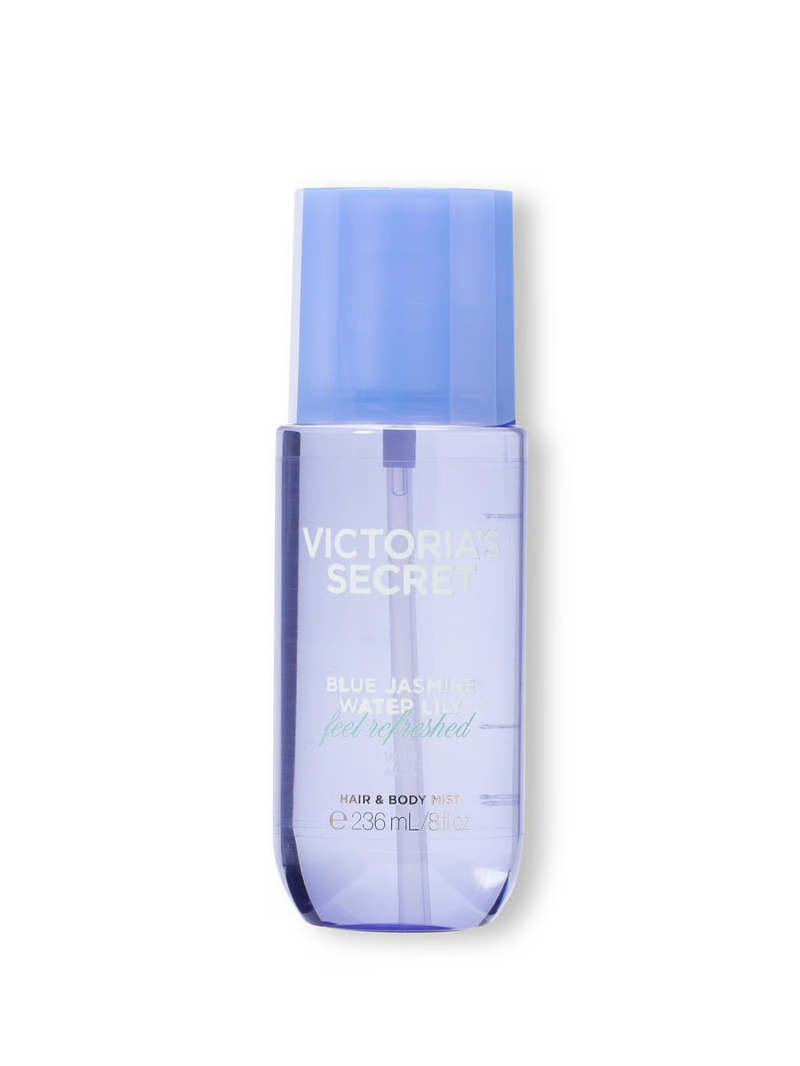 Парфумований спрей Victoria's Secret Blue Jasmine Water Lily Hair&Body Mist, 236 ml