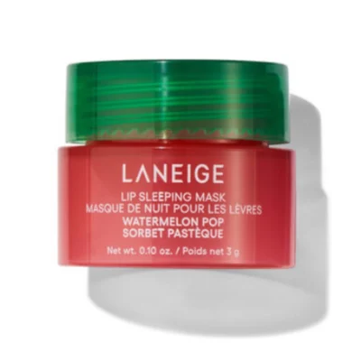 Нічна маска для губ льодяник з кавуном Laneige Lip Sleeping Mask Watermelon Pop - 3 г