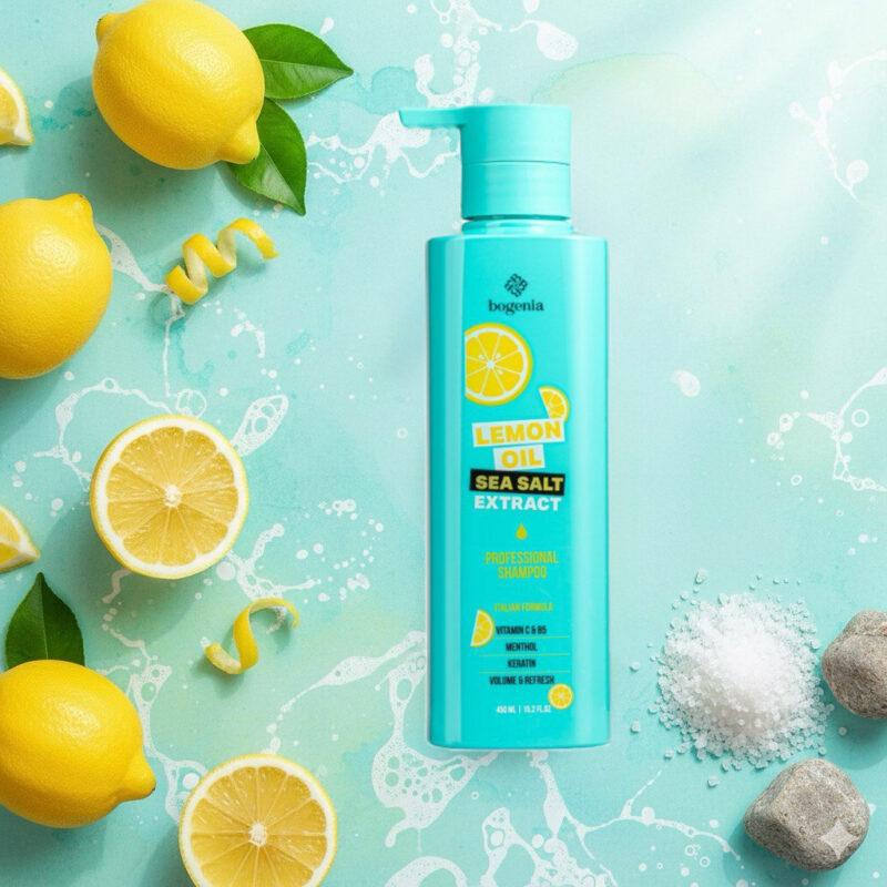 Шампунь для волосся Bogenia Lemon Oil & Sea Salt