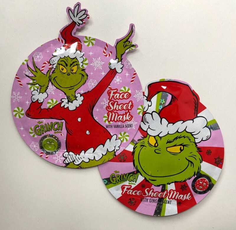 Зволожуюча маска для обличчя Grinch 1 шт