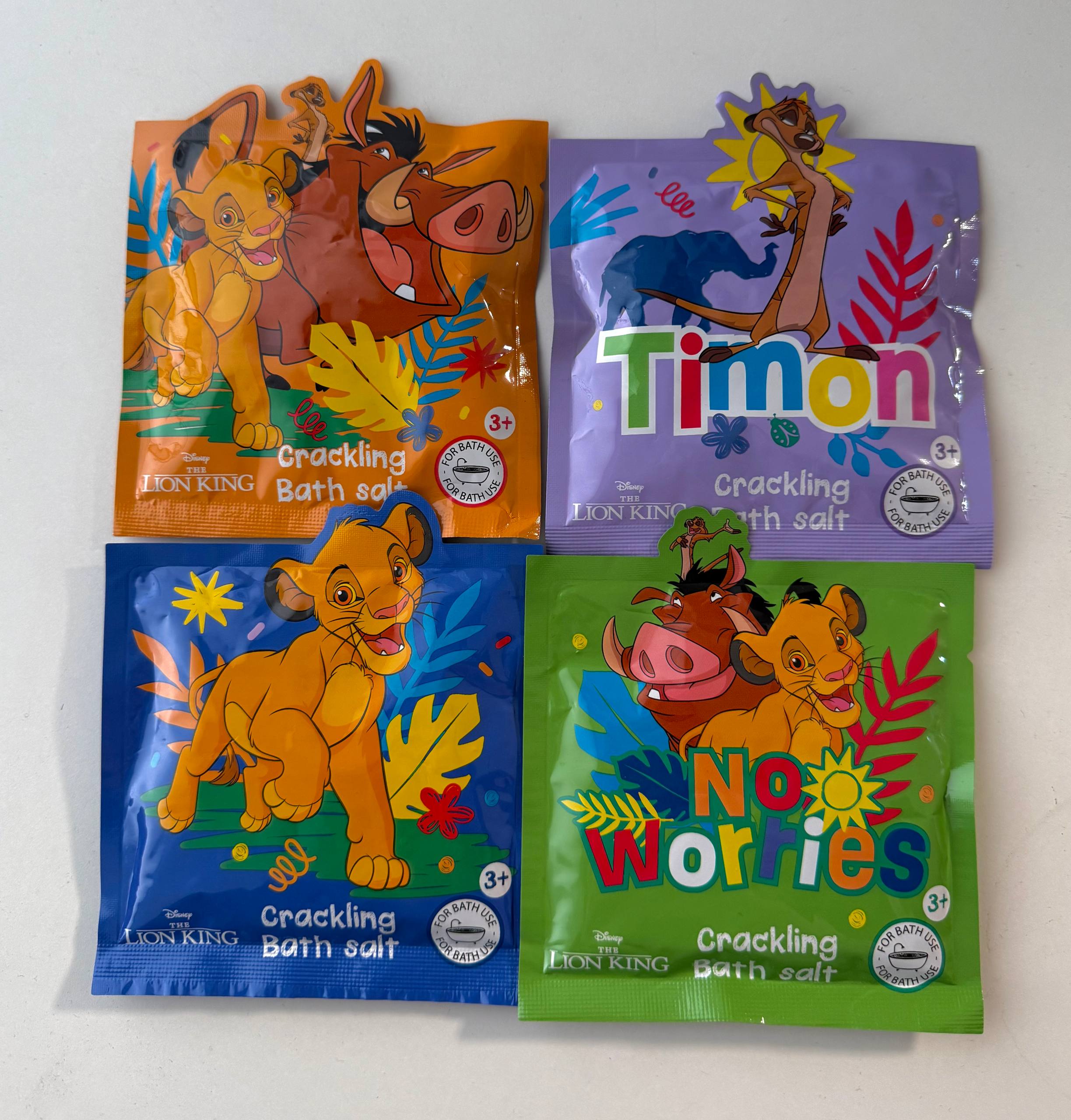 Хрустка сіль дитяча для ванни Lion King