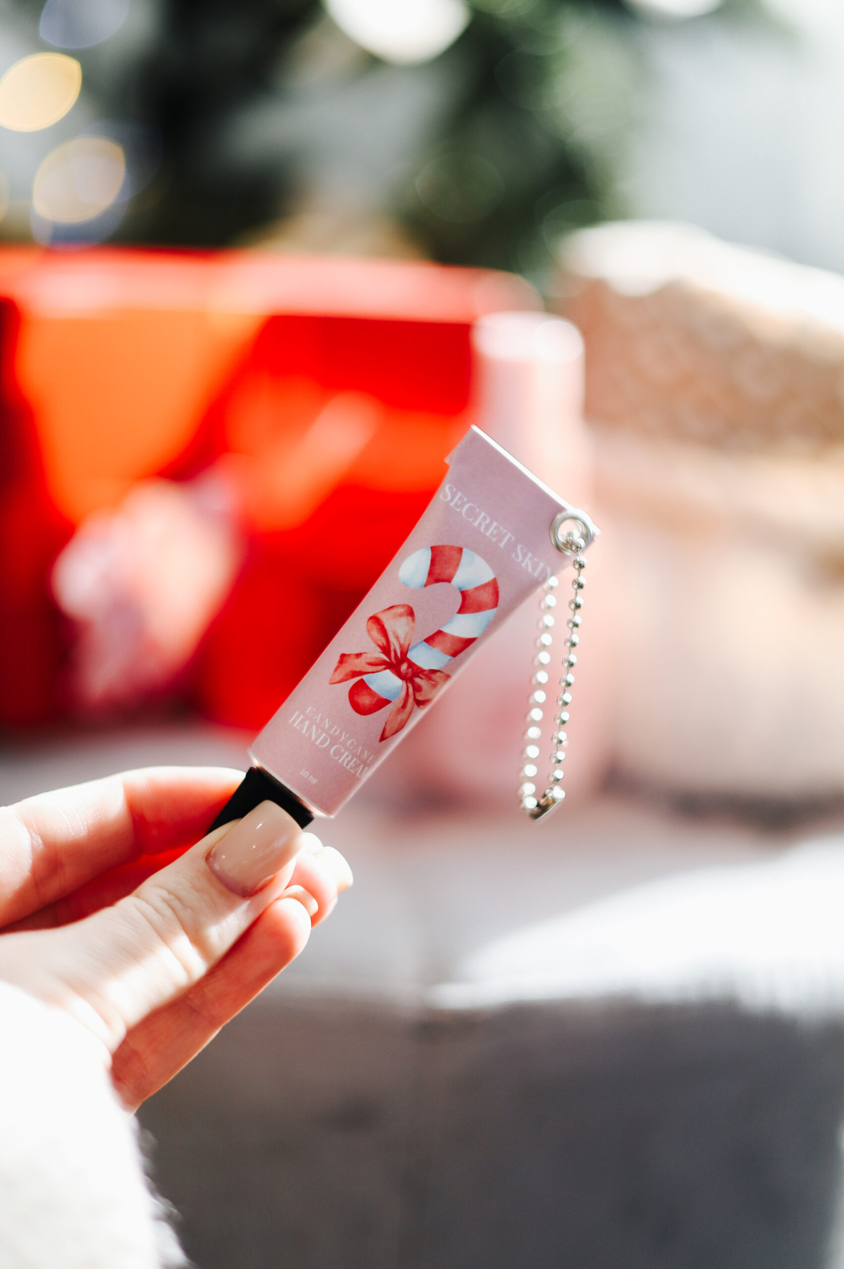Міні крем брелок для рук Secret Skin Candy Cane