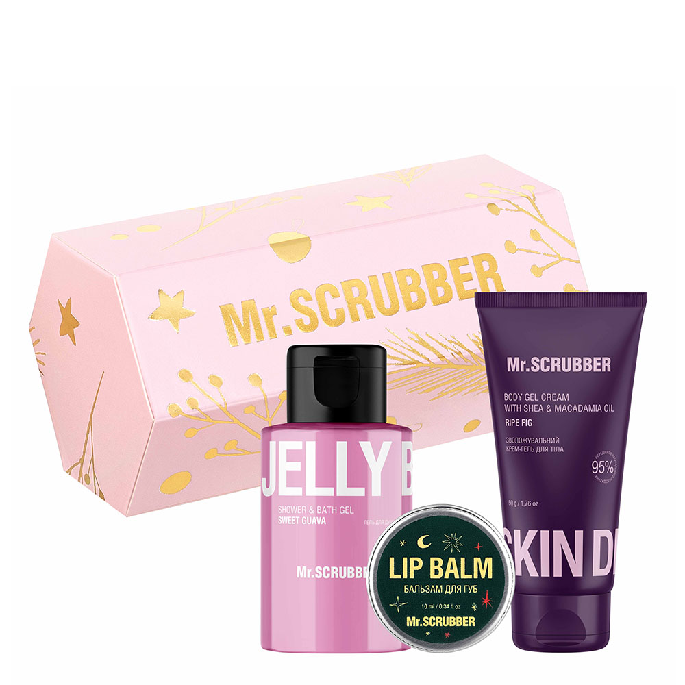 Подарунковий набір Secret Santa Pink Mr.SCRUBBER