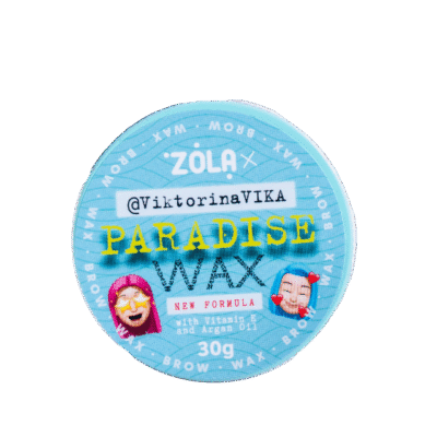 Віск для сильної фіксації брів ZOLA Victorina Vika Paradise Wax with Vitamin E and Argan Oil, 30 g