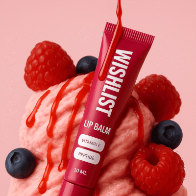 Бальзам-блиск для губ Rubi Nectar Noir WishList Lip Gloss Balm, 10 мл + Іграшка-брелок