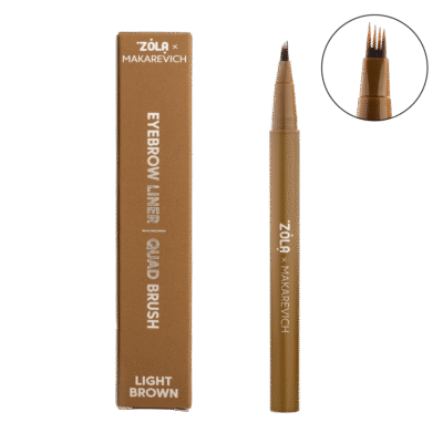 Лайнер  для брів з квадро-пензлем ZOLA Light Brown