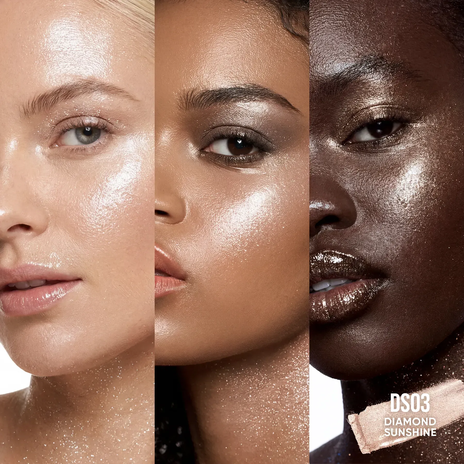 DS03 DIAMOND SUNSHINE Sinart сяючий хайлайтер для обличчя та тіла