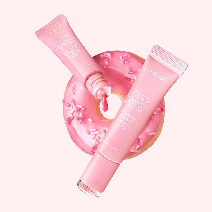 Сироватка-тінт для губ з поліпептидами Laneige Glaze Craze Tinted Lip Serum Strawberry Sprinkless , 12g