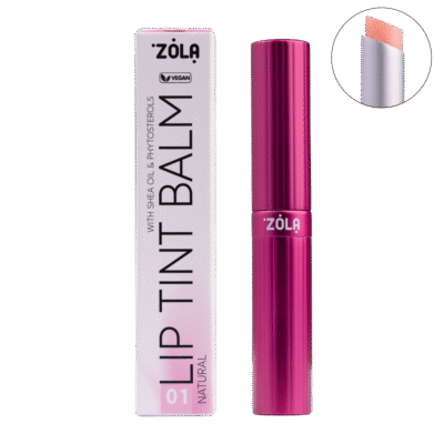 ZOLA Відтінковий бальзам для губ Lip Tint Balm (01 Natural)