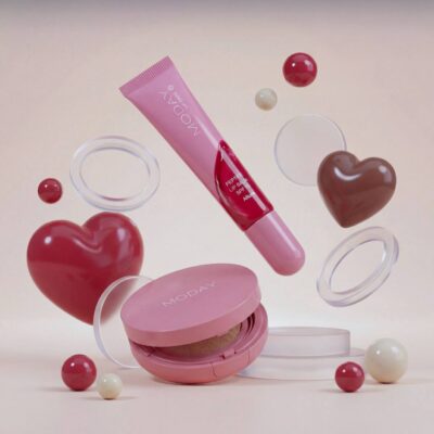 Адаптивний мінеральний кушон для макіяжу MODAY Mineral Blur Skin + Бальзам для губ MODAY Allure у подарунок