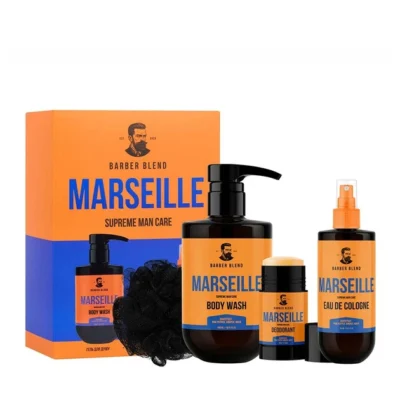 Подарунковий набір для чоловіків Marseille 4 предмети Barber Blend