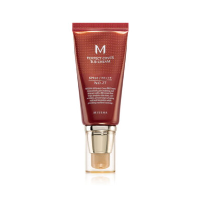 ВВ Крем Матуючий З Ідеальним Покриттям Missha M Perfect Cover BB Cream SPF42 PA+++ (50ml, 27 відтінок - медовий беж)