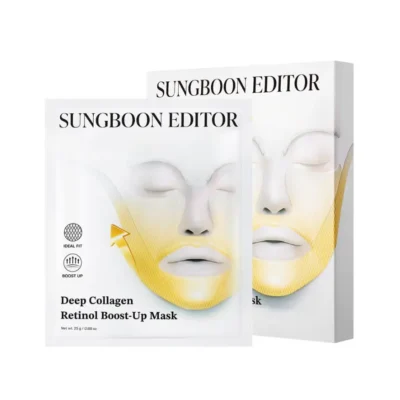 Маска-ліфтінг з колагеном та ретинолом Sungboon Editor Deep Collagen Retinol Boost Up Mask 25 g
