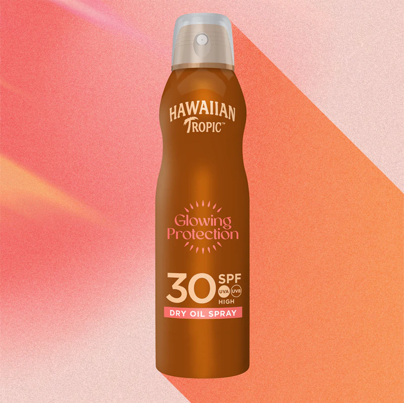 Захисний спрей для засмаги SPF 30 Hawaiian Tropic Glowing Protection Dry Oil Spray