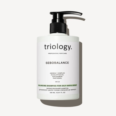 Балансувальний шампунь для волосся і шкіри голови схильних до жирності triology. Sebobalance 500 ml