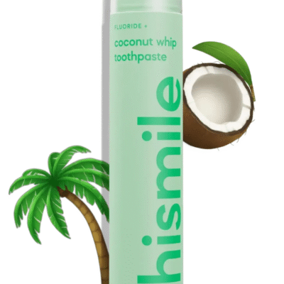 Зубна паста зі смаком кокосових вершків Hismile Coconut Whip Toothpaste, 60г