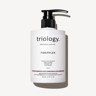 Відновлювальний шампунь для пошкодженого та фарбованого волосся Fiberplex Triology