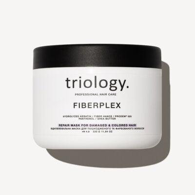 Відновлювальна маска для пошкодженого та фарбованого волосся Fiberplex Triology