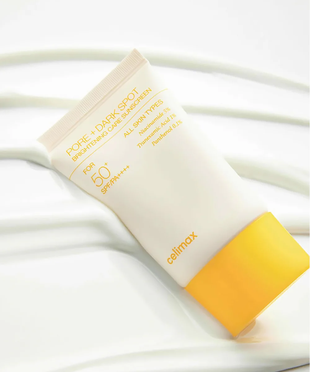 Celimax - Pore+Dark Spot Brightening Care Sunscreen - Освітлювальний сонцезахисний крем - 50ml