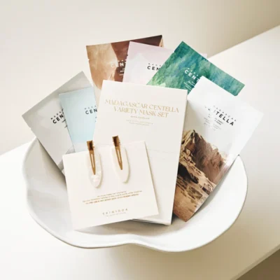 Набір масок для обличчя Skin1004  з заколками для волосся, 6 шт. + 2 шт