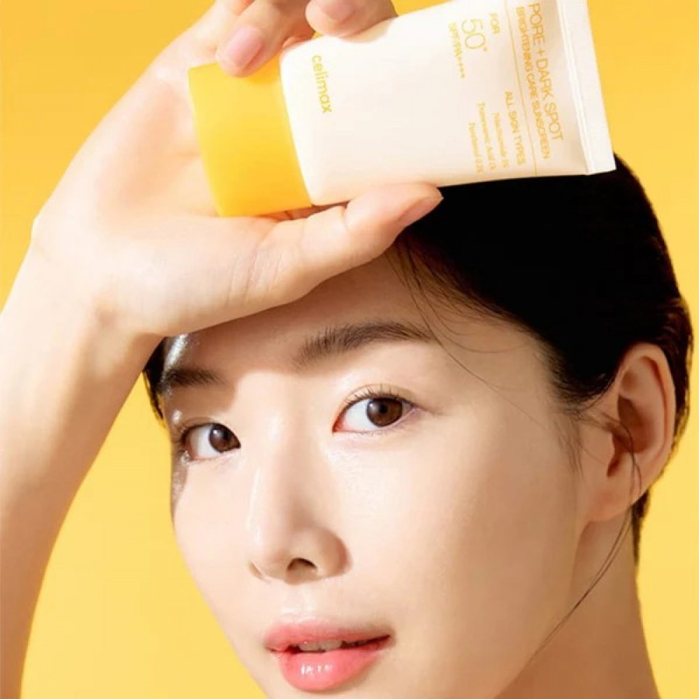 Celimax - Pore+Dark Spot Brightening Care Sunscreen - Освітлювальний сонцезахисний крем - 50ml