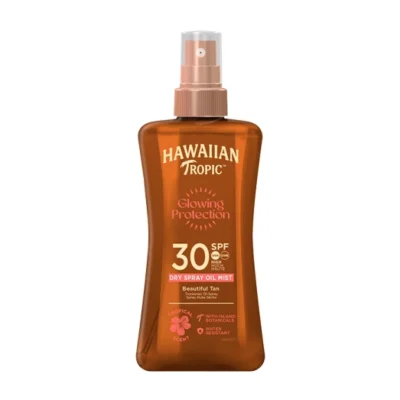 Hawaiian tropic Glowing Protection 30 SPF Dry Spray Oil Mist 200 ml