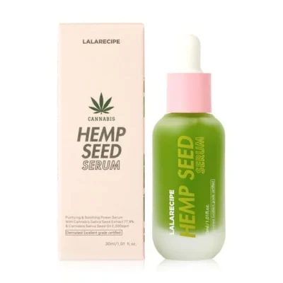 LALARECIPE Hemp Seed Serum Заспокійлива сироватка для обличчя з екстрактом насіння коноплі, 30 мл