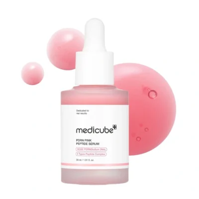 Відновлююча сироватка з полінуклеотидами та пептидами Medicube PDRN Pink Peptide 30 ml