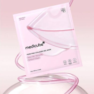 Зміцнююча маска з ефектом ліфтінгу Medicube PDRN Pink Collagen Gel Mask