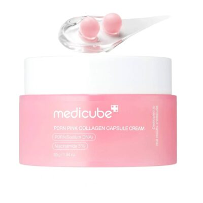 Капсульний гелевий крем PDRN MEDICUBE  Pink Collagen Capsule Cream