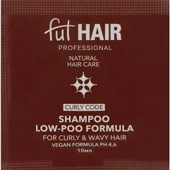 Зміцнюючий безсульфатний шампунь Fut HAIR Shampoo LOW-POO 10 ml