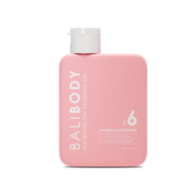 Олія для засмаги з насінням кавуна BALI BODY Watermeleon Tanning Oil SPF6