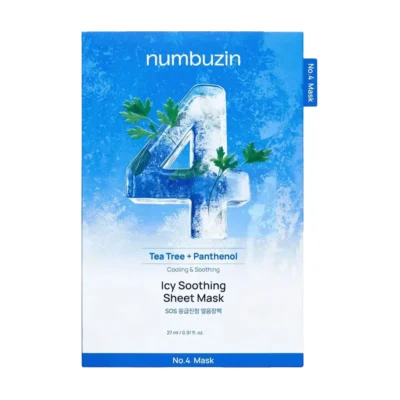 Охолоджуюча маска Numbuzin No.4 Icy Soothing Sheet Mask