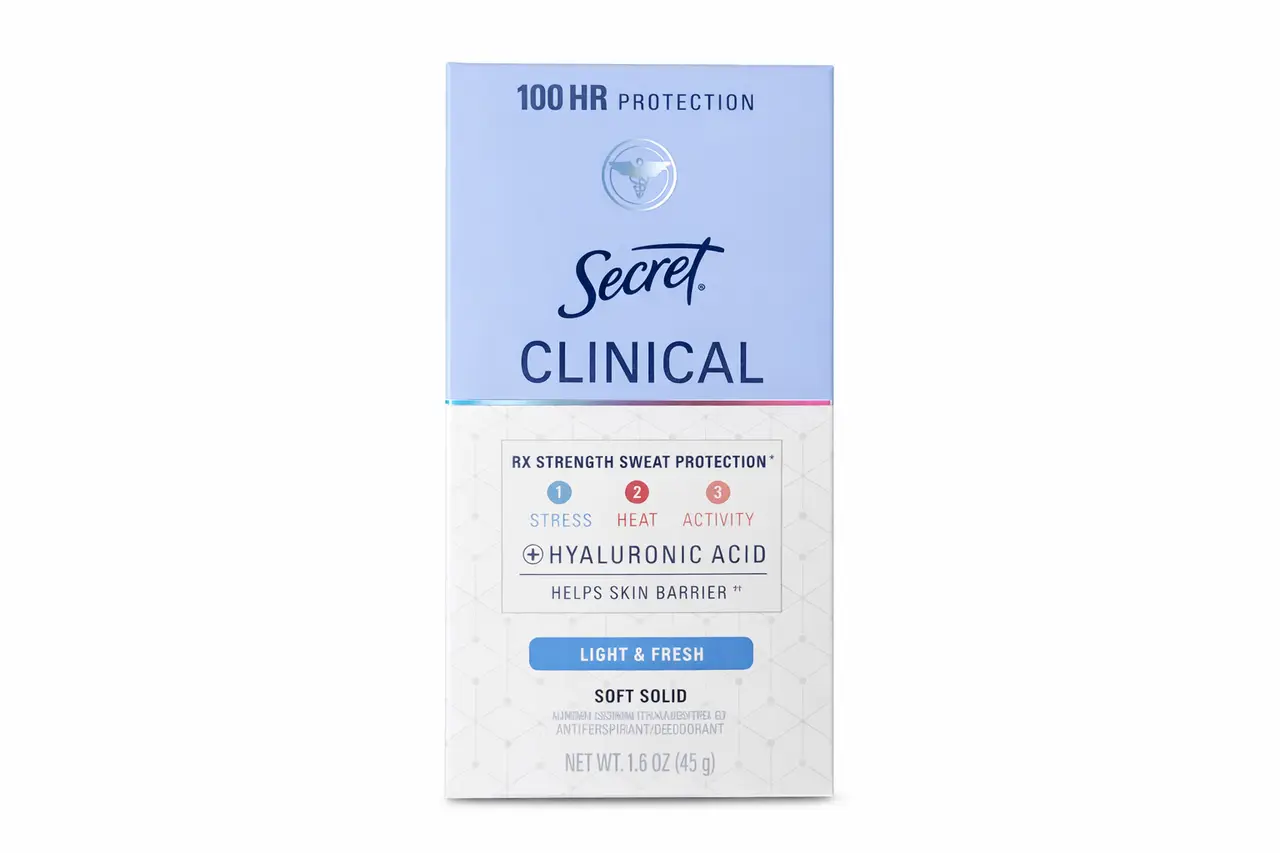 Дезодорант антиперспірант Secret Clinical Light and Fresh 100 HR 45g