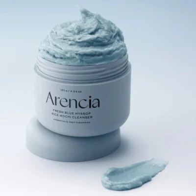 Очищувальна паста з блакитним гісопом і рисом Arencia Blue Hyssop Rice Mochi Cleanser 120 мл