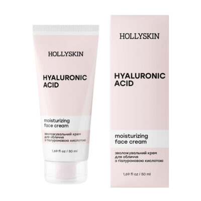 Зволожувальний крем для обличчя HOLLYSKIN Hyaluronic Acid з гіалуроновою кислотою