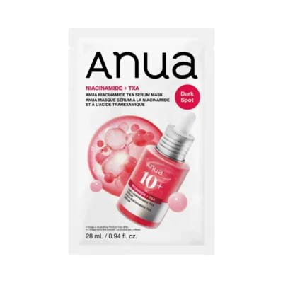 Тканинна маска-сироватка з ніацинамідом і транексамовою кислотою ANUA Niacinamide TXA Serum Mask 28ml