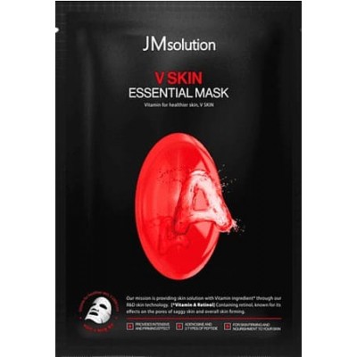 Тканинна маска для обличчя з вітаміном А JMsolution V Skin Essential Mask Vitamin A, 30ml