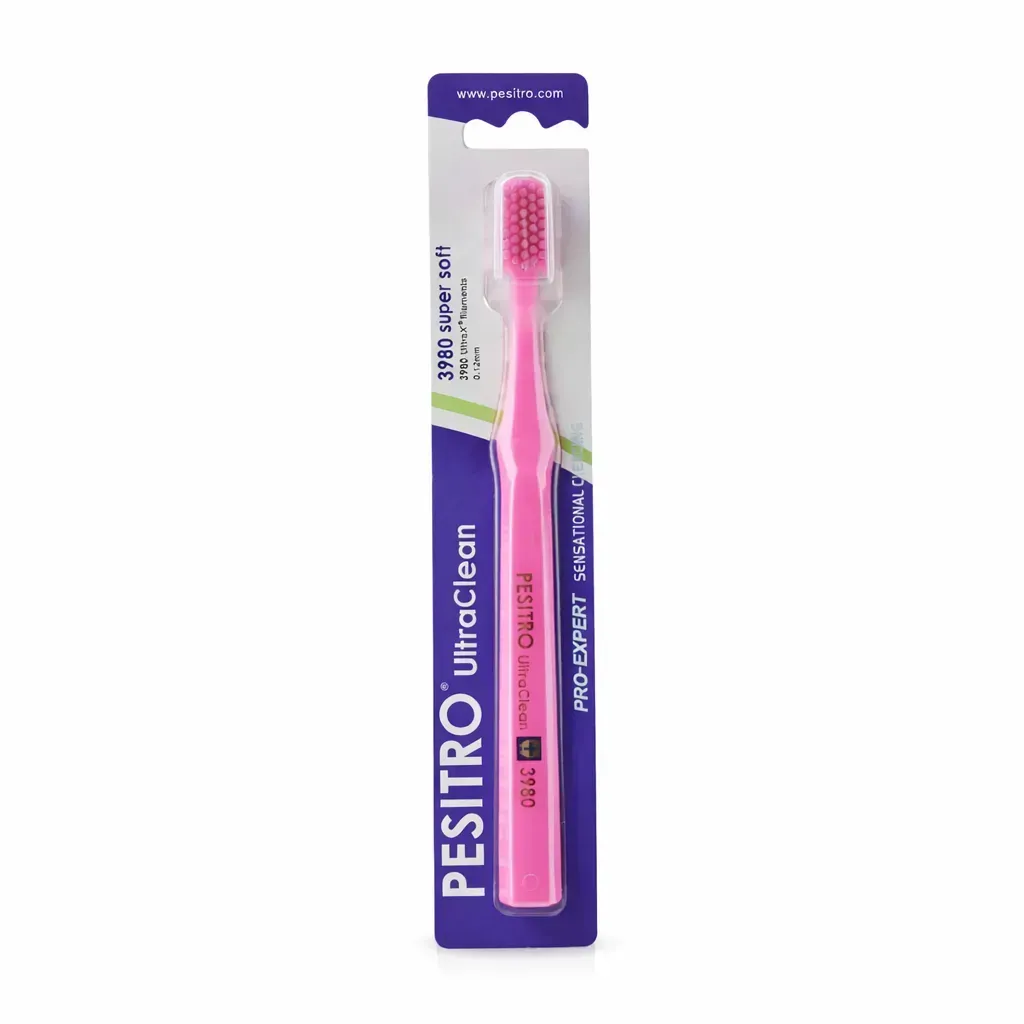 Доросла зубна щітка Pesitro 3980 Super Soft (рожева)