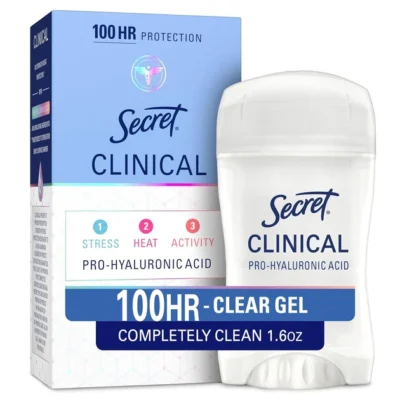 Дезодорант-антиперспірант гелевий Secret Clinical Clear Gel Completely Clean 100 Hr 45 g