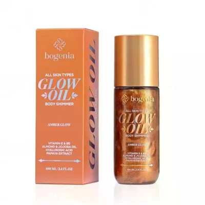 Олія-шиммер для тіла Glow Oil Body Shimmer Bogenia BG462 - №003 (Amber Glow)