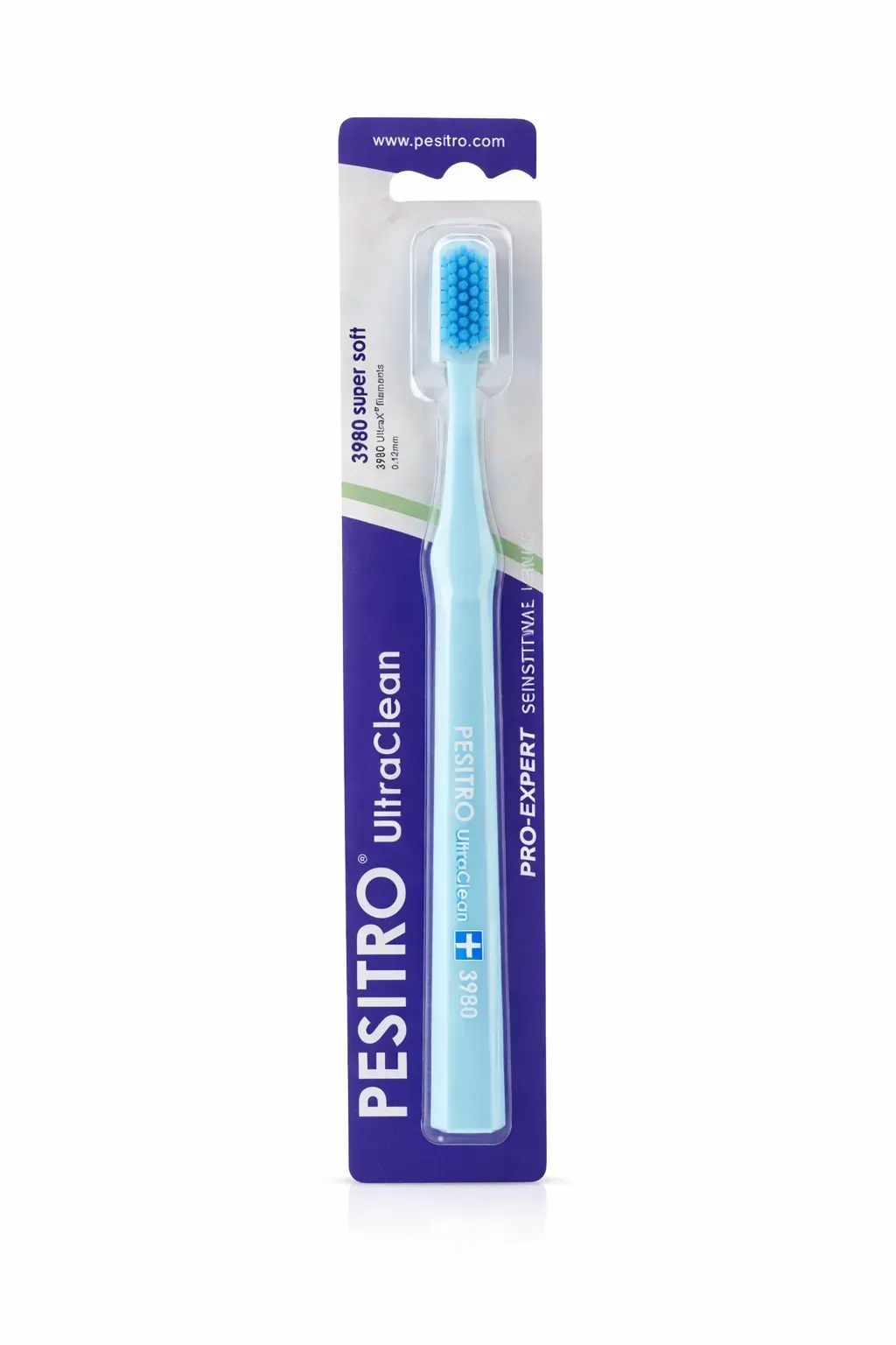 Доросла зубна щітка Pesitro 3980 Super Soft (блакитна)
