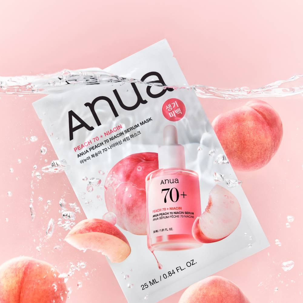 Тканинна маска-сироватка з ніацинамідом і транексамовою кислотою ANUA Niacinamide TXA Serum Mask 28ml
