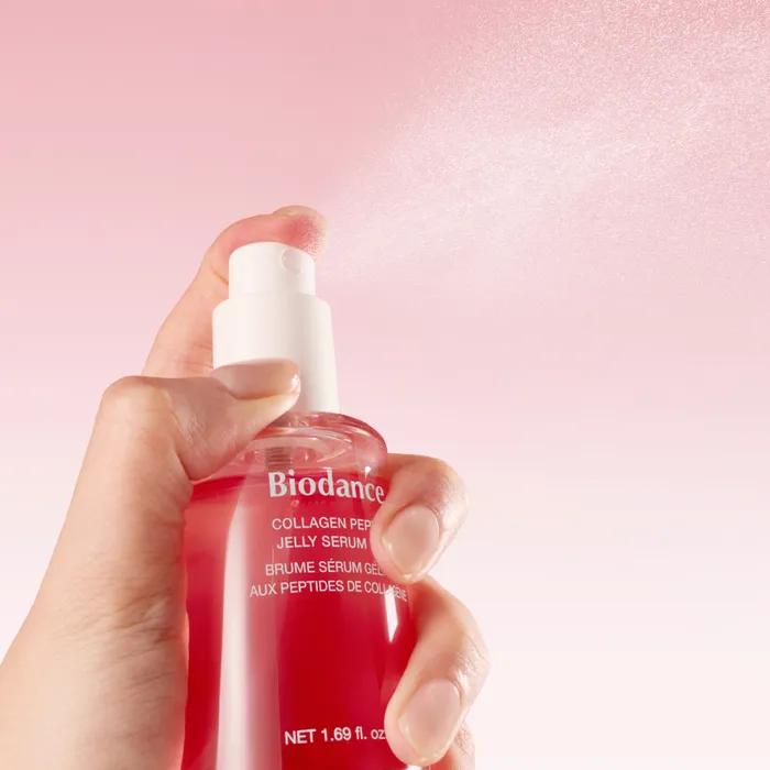 Колагенова сироватка-спрей для обличчя з пептидами Biodance Collagen Peptide Jelly Serum Mist, 50ml